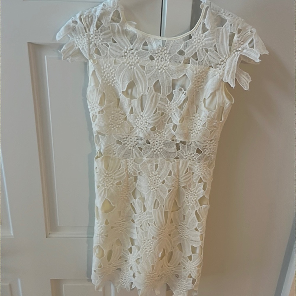 Romeo & Juliet New Ivory Lace Overlay Dress Small